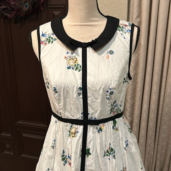 Disney Alice In Wonderland Tea Time A Line Dress - Picture 4 of 8